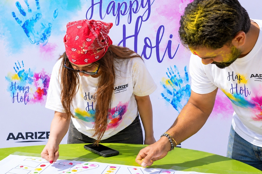 Festive celebrations at Aarize Group
