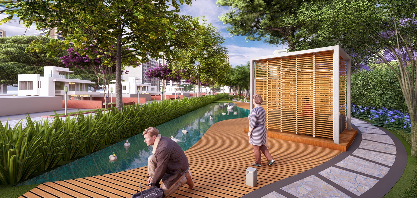 Modern infrastructure and lifestyle amenities at residential plot